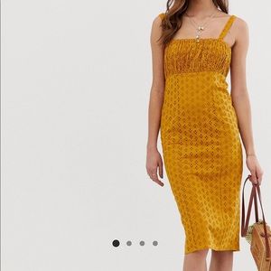 ASOS design- Midi Broderie sundress size 2